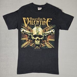 Vintage Bullet For My Valentine Shirt Adult Small Black Y2K Band Concert Tee